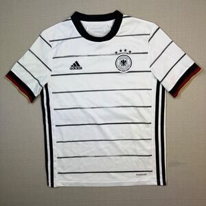 Adidas Kids Germany Home 2019-2021 Football Soccer Jersey White Size Medium